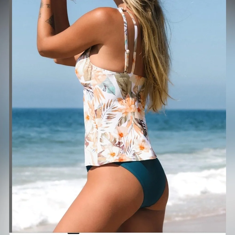 Women’s swimwear Tankini Bathing Suit Bikini‎ Swimsuit NWT Size M